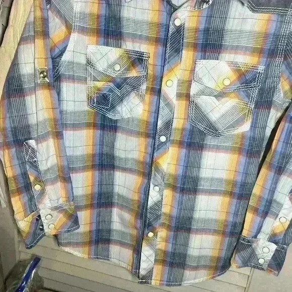 Buckle “Vintage” Button Down Shirt Boys Size Small A0037 - Picture 9 of 9